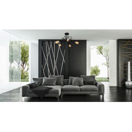 Gyermek felületre szerelhető csillár OXFORD 5xE27/15W/230V