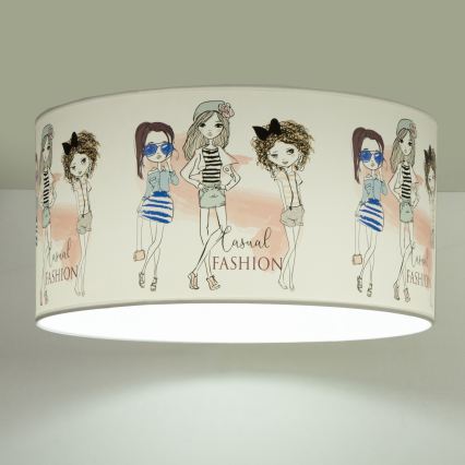 Gyermek mennyezeti lámpa GIRLS VIBES 1xE27/60W/230V átmérő 40 cm lányoknak