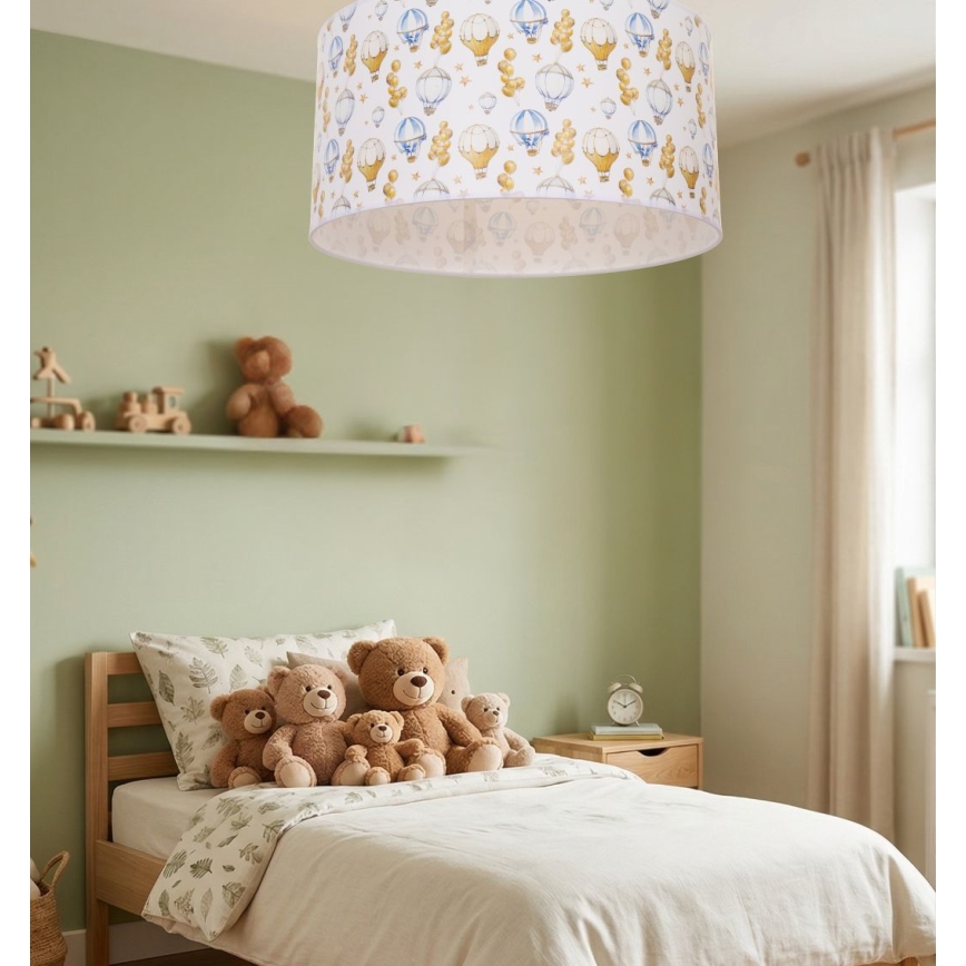 Gyermek mennyezeti lámpa KIDS ROOM 1xE27/60W/230V, átmérő 40 cm, lufiminta