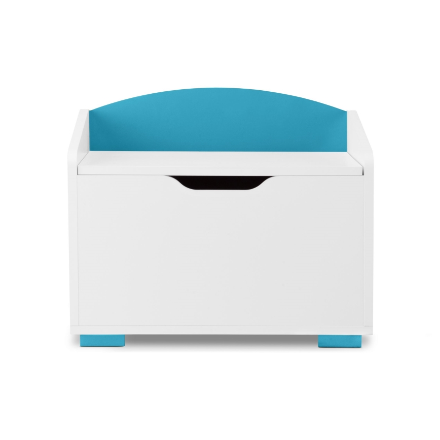 Gyermek tárolódoboz PABIS 50x60 cm fehér/kék