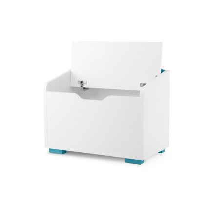 Gyermek tárolódoboz PABIS 50x60 cm fehér/kék