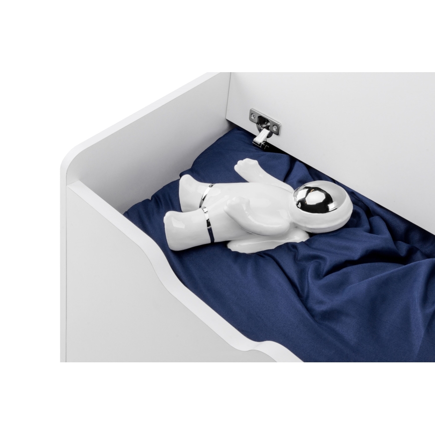 Gyermek tárolódoboz PABIS 50x60 cm fehér/kék