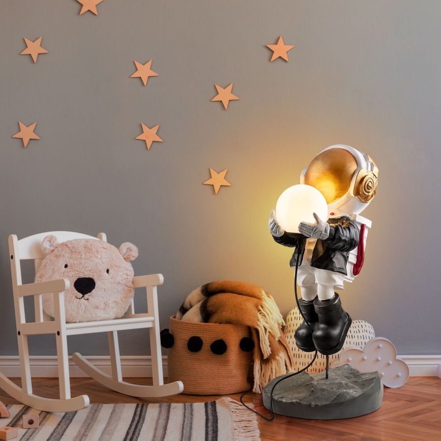 Gyermeklámpa ASTRONAUT 1xE14/40W/230V rézszínű
