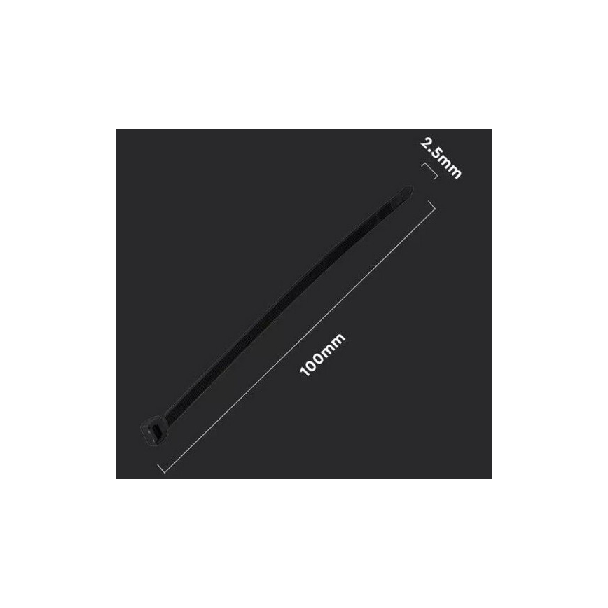 Gyorskötöző 2,5x100mm 100db fekete