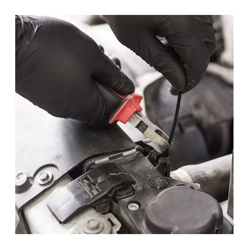 Gyorskötöző 2,5x150mm 100db fekete