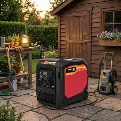 Hahn & Sohn 20086 - Benzin/LPG áramfejlesztő HIG 5500 G ATS 5500/5000W