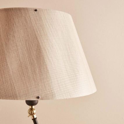 Hajlítható állólámpa AYD 1xE27/40W/230V fekete/bézs