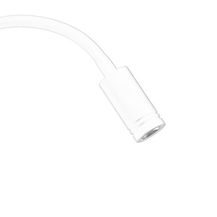 Hajlítható fali lámpa USB-porttal, BASE LED/8W + LED/2W/230V, fehér