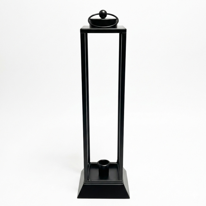 HALL dekoratív lámpás, 45,5 cm, fekete