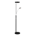 Halo Design 716067 - LED dimmelhető állólámpa VEGAS LED/20W/230V + LED/5W fekete/fényes króm