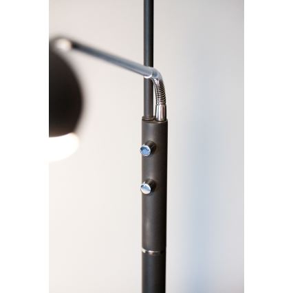 Halo Design 716067 - LED dimmelhető állólámpa VEGAS LED/20W/230V + LED/5W fekete/fényes króm