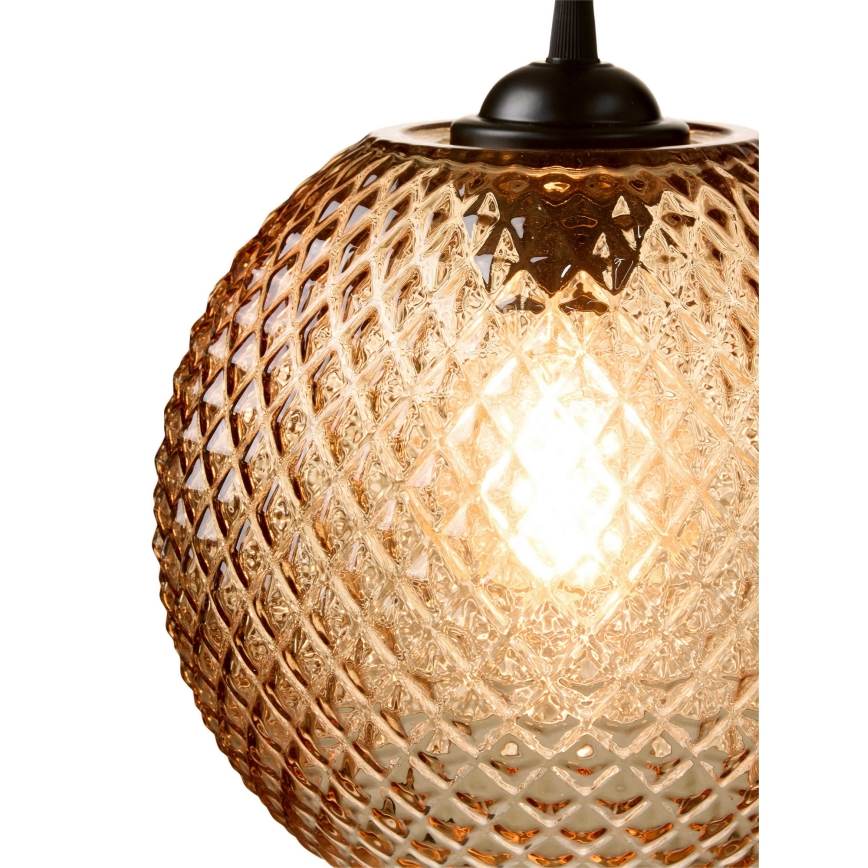 Halo Design 718368 - Kábeles függőlámpa NOBB 1xE27/40W/230V átm. 22 cm füstös barna