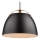 Halo Design 734887 - Zsinóros függőlámpa OSLO 1xE27/40W/230V Ø 40 cm fekete/tölgy