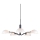 Halo Design 740369 - Kábelre függesztett KJOBENHAVN csillár 5xG9/28W/230V, átm. 50 cm, fekete