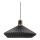 Halo Design 744299 - Zsinóros függőcsillár PARIS 1xE27/60W/230V átmérő 56 cm fekete/sárgaréz/tölgy