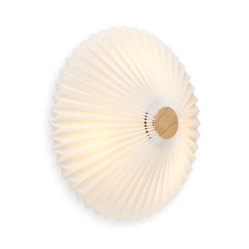 Halo Design 745098 - Fali lámpatest PARIS 4xG9/28W/230V átm. 50 cm fehér/sárgaréz/tölgy