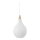 Halo Design 746262 - Kábeles függőlámpa DROPS 1xE27/40W/230V Ø 30 cm fehér/tölgy