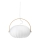 Halo Design 746347 - DC kábeles függeszték, 1x E27/40W/230V, átmérő 40 cm, fehér/tölgy