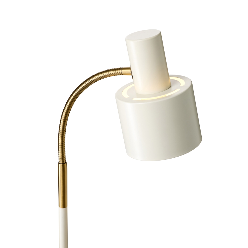 Halo Design 746859 - Állólámpa VOGUE 1xE27/40W/230V krémszínű/sárgaréz