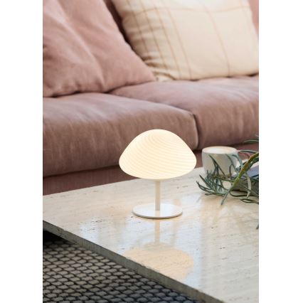 Halo Design 746996 - Asztali lámpa CANDY MINI MUSH 1xG9/25W/230V átm. 17 cm fehér