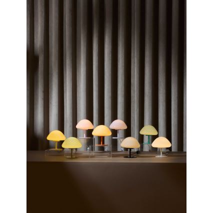 Halo Design 746996 - Asztali lámpa CANDY MINI MUSH 1xG9/25W/230V átm. 17 cm fehér