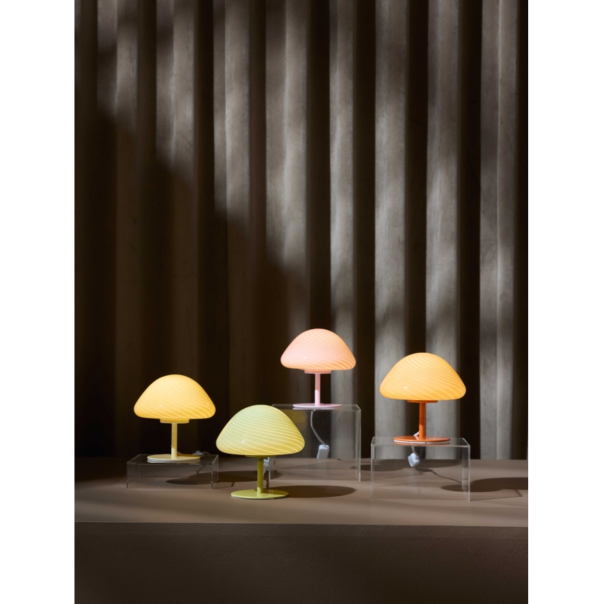 Halo Design 747047 - Asztali lámpa CANDY MINI MUSH 1xG9/25W/230V Ø 17 cm rózsaszín