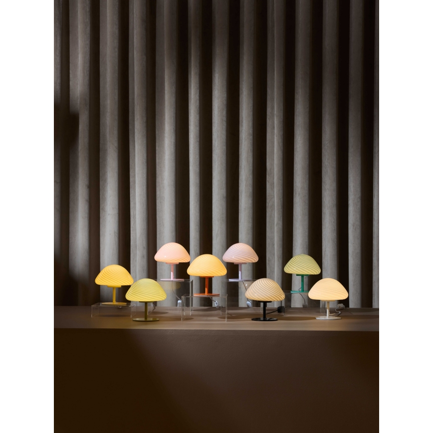Halo Design 747047 - Asztali lámpa CANDY MINI MUSH 1xG9/25W/230V Ø 17 cm rózsaszín