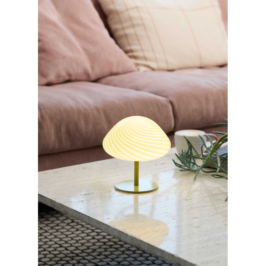 Halo Design 747085 - CANDY MINI MUSH asztali lámpa 1xG9/25W/230V, Ø 17 cm, zöld