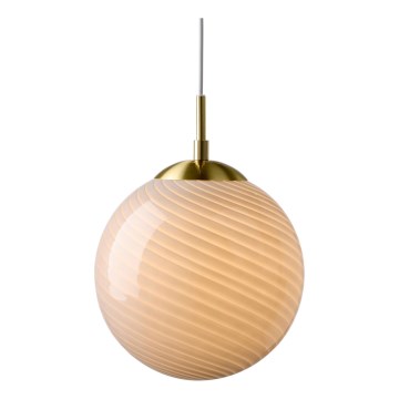 Halo Design 748570 - Kábeles csillár CANDY 1xE27/25W/230V átm. 30 cm szürke/sárgaréz