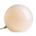 Halo Design 748785 - CANDY asztali lámpa 1xE14/25W/230V, átmérő 20 cm, krémszínű