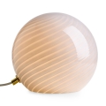 Halo Design 748792 - Asztali lámpa CANDY 1xE14/25W/230V átm. 20 cm szürke