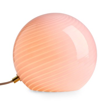 Halo Design 748815 - CANDY asztali lámpa 1xE14/25W/230V, átmérő 20 cm, rózsaszín