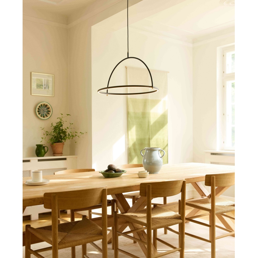 Halo Design 749546 - TILT fényerőszabályozható LED kábeles csillár LED/40W/230V átm. 60 cm fekete