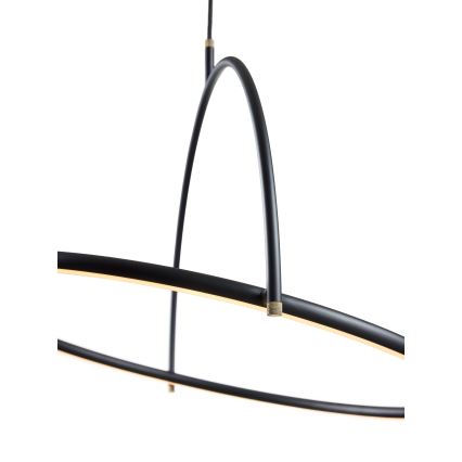 Halo Design 749546 - TILT fényerőszabályozható LED kábeles csillár LED/40W/230V átm. 60 cm fekete