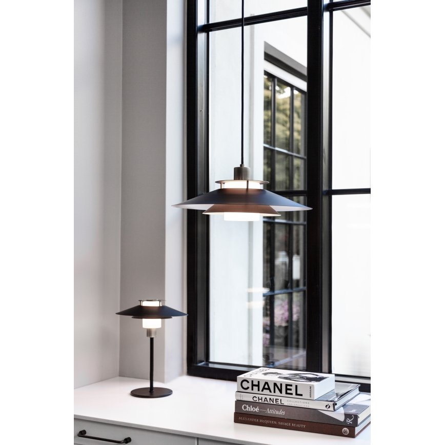 Halo Design 990785 - RIVOLI kábeles függeszték 1xE27/40W/230V, átmérő 40 cm, fekete/rézszínű