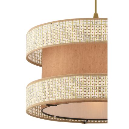 HALO kábelen függőlámpa 1xE27/60W/230V, bézs/krémszínű