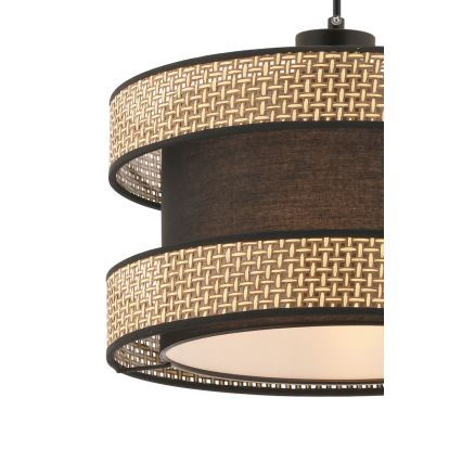 HALO kábeles csillár 1xE27/60W/230V barna/bézs