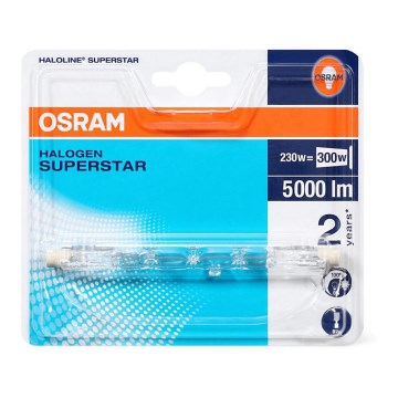 Halogén izzó HALOLINE R7s/230W/230V 2950 K - Osram 118 mm