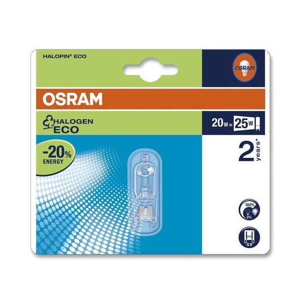 Halogén izzó HALOPIN G9/20W/230V 2700K - Osram
