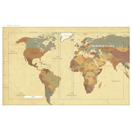 Hama - Fotóalbum 19x25 cm 100 oldal térkép