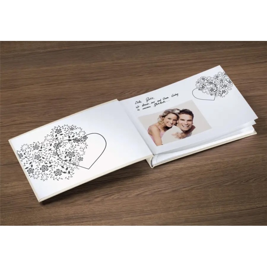 Hama - Fotóalbum 30x20 cm 60 oldal szív