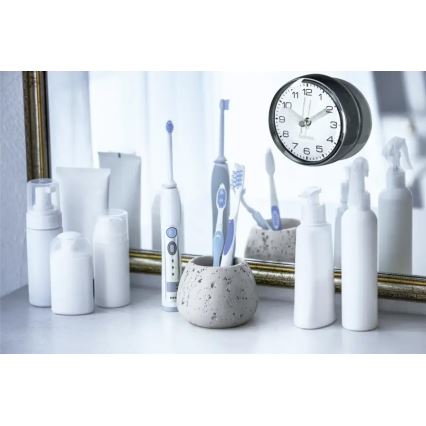 Hama - Fürdőszobai óra tapadókoronggal 1xAAA IPX4 fekete