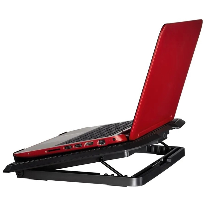 Hama - Hűtő tartó laptophoz 2x fan USB fekete