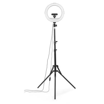 Hama - LED Dimmelhető körlámpa tripoddal LED/10W/5V á. 30 cm + távirányító