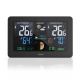 Hama - Meteorológiai állomás színes LCD kijelzővel és ébresztőórával + USB fekete