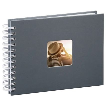 Hama - Spirál fotóalbum 24x17 cm 50 oldal szürke