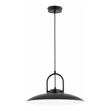 HATTORI kábeles függőlámpa 1xE27/15W/230V fekete