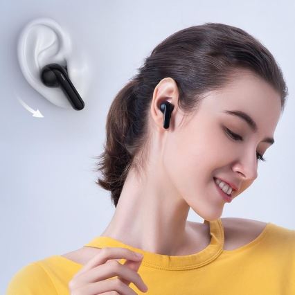 Haylou - Vízálló vezeték nélküli fülhallgató GT3 TWS IPX4 fekete