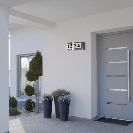 Házszám 1xE27/14W/230V IP54