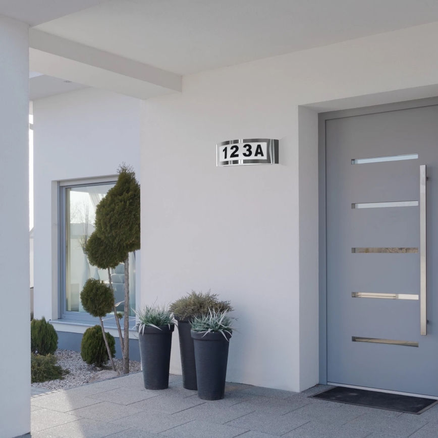 Házszám 1xE27/14W/230V IP54